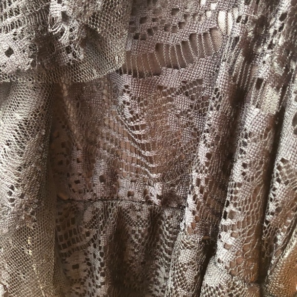 Black Lace Zip Up Mini Dress sz S - Picture 8 of 10